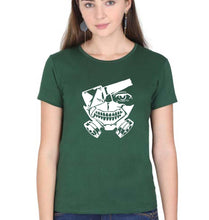 Load image into Gallery viewer, Tokyo Ghoul T-Shirt for Women-XS(32 Inches)-Dark Green-Ektarfa.online
