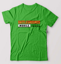 Load image into Gallery viewer, Battlegrounds Mobile India (BGMI) T-Shirt for Men-flag green-Ektarfa.online

