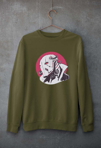 Cyberpunk Unisex Sweatshirt for Men/Women-Olive Green-Ektarfa.online