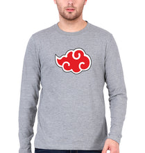 Load image into Gallery viewer, Akatsuki Full Sleeves T-Shirt for Men-Grey Melange-Ektarfa.online
