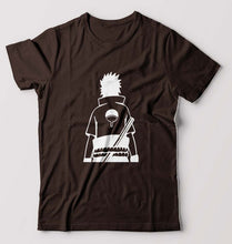 Load image into Gallery viewer, Sasuke Uchiha T-Shirt for Men-S(38 Inches)-Coffee Brown-Ektarfa.online
