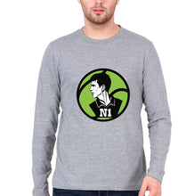 Load image into Gallery viewer, Novak Djokovic Full Sleeves T-Shirt for Men-Grey Melange-Ektarfa.online
