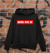 Load image into Gallery viewer, Never Give UP Unisex Hoodie for Men/Women-Black-Ektarfa.online
