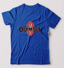 Load image into Gallery viewer, Olympia weekend T-Shirt for Men-S(38 Inches)-Royal Blue-Ektarfa.online
