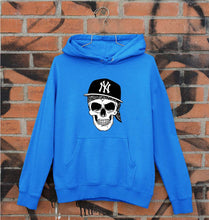 Load image into Gallery viewer, Hip Hop Skull NY Unisex Hoodie for Men/Women-Royal Blue-Ektarfa.online
