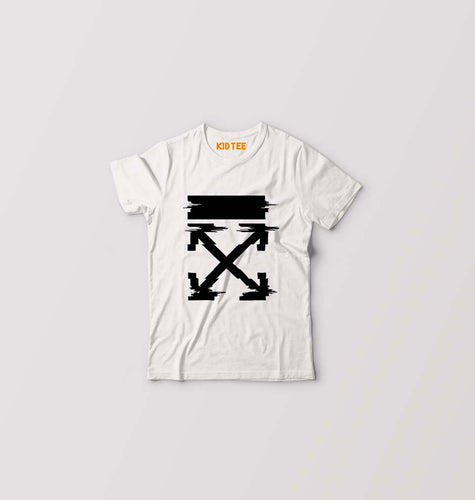 Off White Tee Kids T-Shirt for Boy/Girl-White-Ektarfa.online