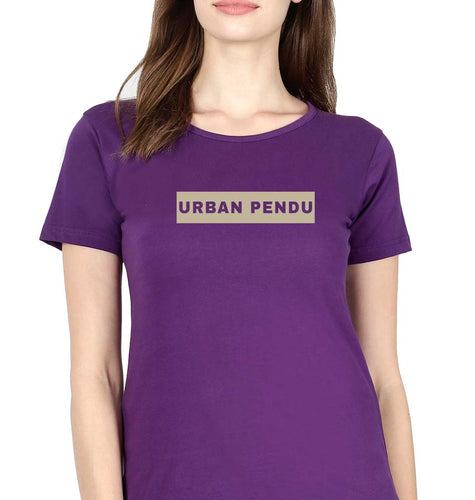 Urban Pendu T-Shirt for Women-Purple-Ektarfa.online