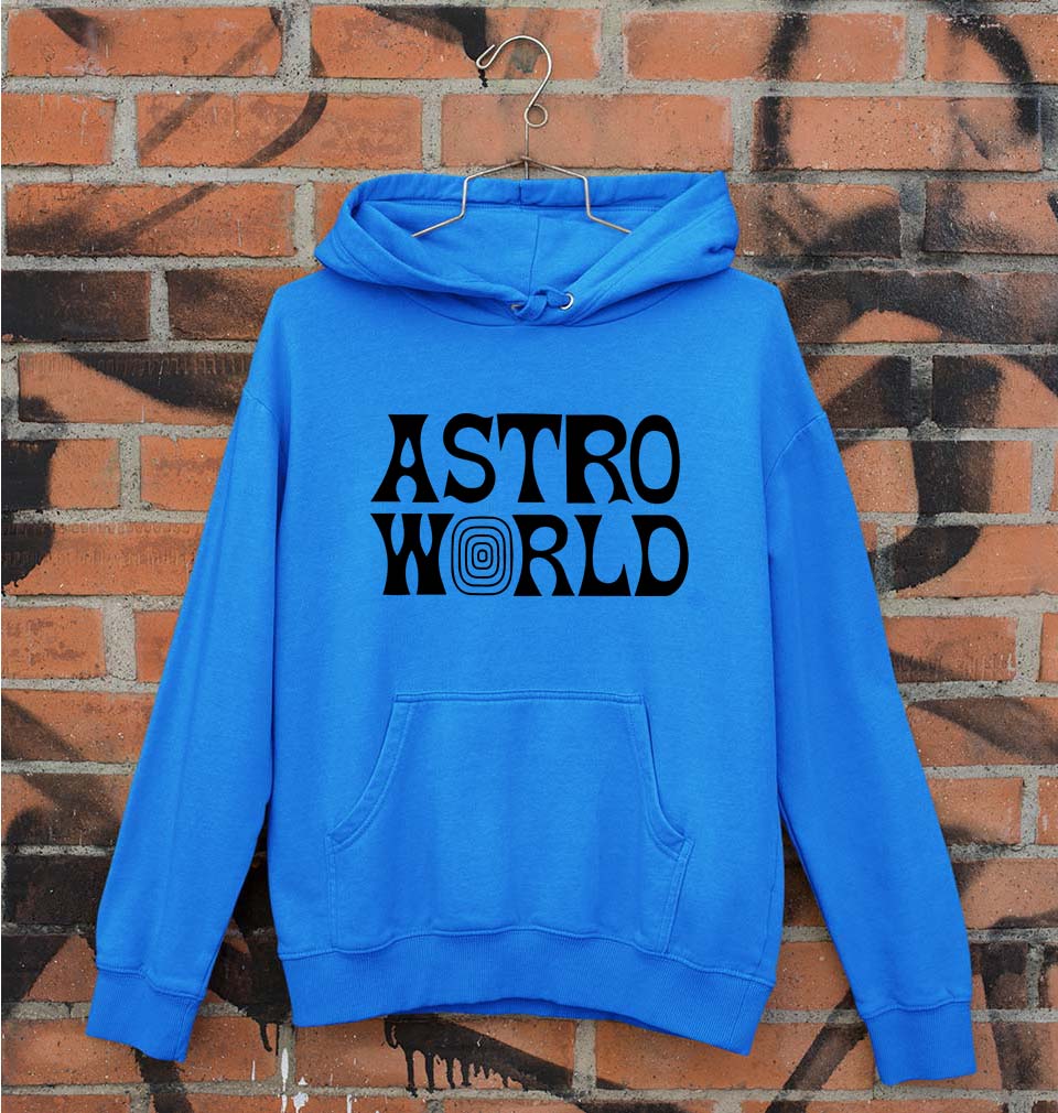 Astroworld Travis Scott Unisex Hoodie for Men/Women-S(40 Inches)-Royal Blue-Ektarfa.online