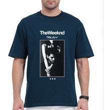 Load image into Gallery viewer, The Weeknd Trilogy Oversized T-Shirt for Men-Petrol Blue-Ektarfa.online
