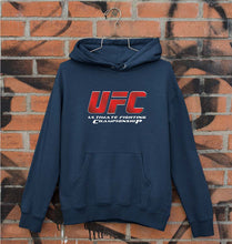 Load image into Gallery viewer, UFC Unisex Hoodie for Men/Women-S(40 Inches)-Navy Blue-Ektarfa.online
