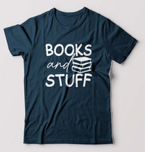 Load image into Gallery viewer, Books T-Shirt for Men-Petrol Blue-Ektarfa.online
