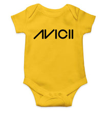 Load image into Gallery viewer, AVICII Kids Romper For Baby Boy/Girl-0-5 Months(18 Inches)-Yellow-Ektarfa.online
