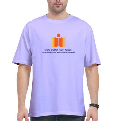 IIT Hyderabad Oversized T-Shirt for Men-Lavender-Ektarfa.online