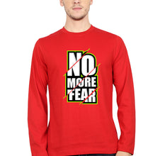 Load image into Gallery viewer, Fear Full Sleeves T-Shirt for Men-S(38 Inches)-Red-Ektarfa.online
