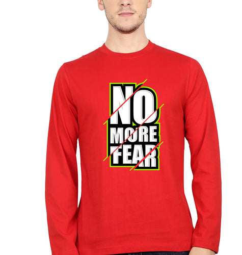 Fear Full Sleeves T-Shirt for Men-Red-Ektarfa.online