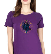 Load image into Gallery viewer, Doctor Strange Superhero T-Shirt for Women-XS(32 Inches)-Purple-Ektarfa.online

