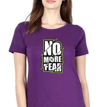 Load image into Gallery viewer, Fear T-Shirt for Women-XS(32 Inches)-Purple-Ektarfa.online
