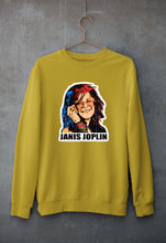 Load image into Gallery viewer, Janis Joplin Unisex Sweatshirt for Men/Women-Mustard Yellow-Ektarfa.online
