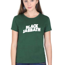 Load image into Gallery viewer, Black Sabbath T-Shirt for Women-XS(32 Inches)-Dark Green-Ektarfa.online
