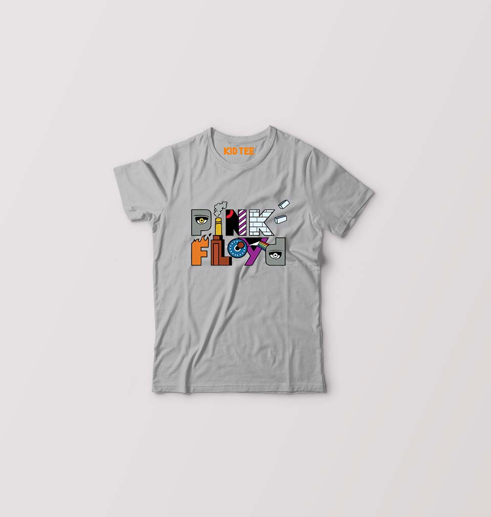 Pink Floyd Kids T-Shirt for Boy/Girl-Grey-Ektarfa.online