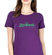 Load image into Gallery viewer, zootopia T-Shirt for Women-Purple-Ektarfa.online
