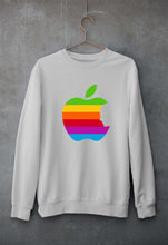 Load image into Gallery viewer, Steve Jobs Apple Unisex Sweatshirt for Men/Women-Grey Melange-Ektarfa.online
