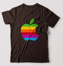 Load image into Gallery viewer, Steve Jobs Apple T-Shirt for Men-Coffee Brown-Ektarfa.online

