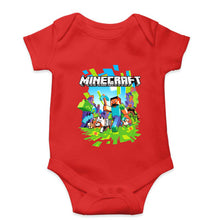 Load image into Gallery viewer, Minecraft Kids Romper For Baby Boy/Girl-0-5 Months(18 Inches)-RED-Ektarfa.online
