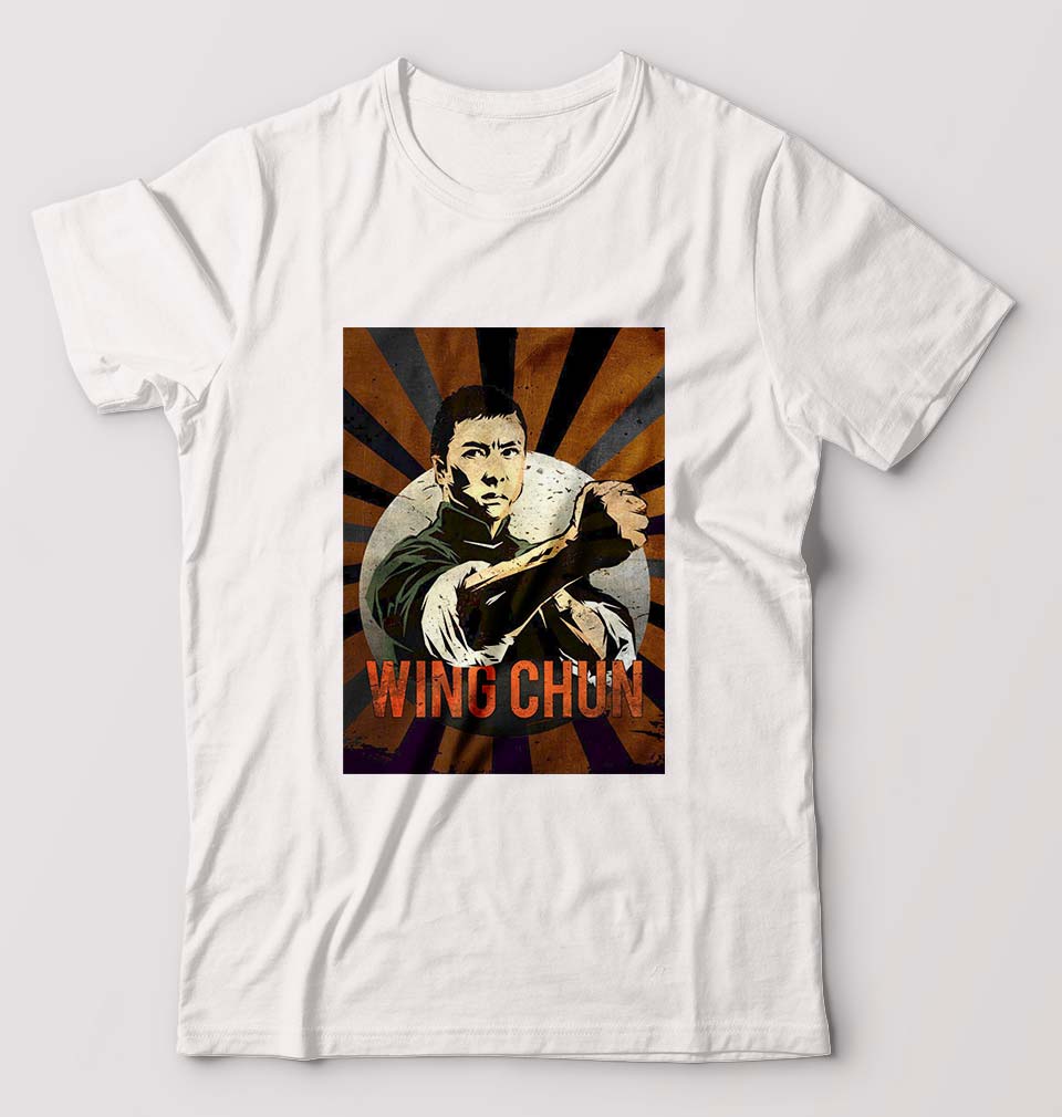 IP Man T-Shirt for Men-White-Ektarfa.online