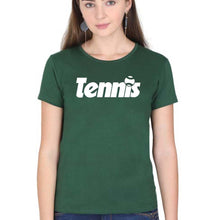 Load image into Gallery viewer, Tennis T-Shirt for Women-Dark Green-Ektarfa.online
