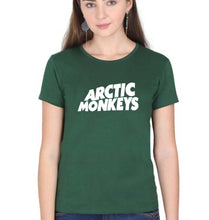 Load image into Gallery viewer, Arctic Monkeys T-Shirt for Women-XS(32 Inches)-Dark Green-Ektarfa.online
