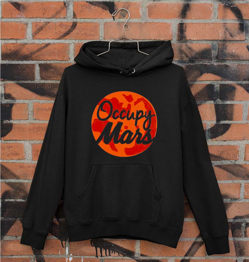 Occupy Mars Elon Musk Unisex Hoodie for Men/Women-Black-Ektarfa.online