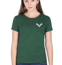 Load image into Gallery viewer, Rafael Nadal (RAFA) T-Shirt for Women-XS(32 Inches)-Dark Green-Ektarfa.online
