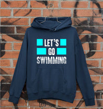 Load image into Gallery viewer, Swimming Unisex Hoodie for Men/Women-Navy Blue-Ektarfa.online
