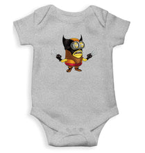 Load image into Gallery viewer, Minion Wolverine Kids Romper For Baby Boy/Girl-0-5 Months(18 Inches)-Grey-Ektarfa.online
