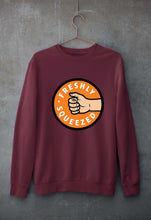 Load image into Gallery viewer, Orange Cassidy - Freshly Squeezed Friends Unisex Sweatshirt for Men/Women-S(40 Inches)-Maroon-Ektarfa.online
