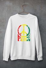 Load image into Gallery viewer, Bob Marley Peace Unisex Sweatshirt for Men/Women-White-Ektarfa.online
