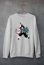 Load image into Gallery viewer, Demon Slayer Unisex Sweatshirt for Men/Women-Grey Melange-Ektarfa.online

