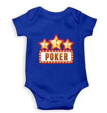 Load image into Gallery viewer, Poker Kids Romper For Baby Boy/Girl-0-5 Months(18 Inches)-Royal Blue-Ektarfa.online
