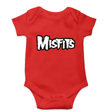 Load image into Gallery viewer, Misfits Kids Romper For Baby Boy/Girl-0-5 Months(18 Inches)-Red-Ektarfa.online
