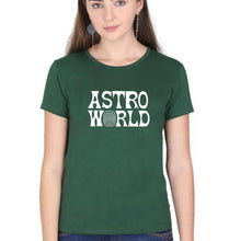 Load image into Gallery viewer, Astroworld Travis Scott T-Shirt for Women-XS(32 Inches)-Dark Green-Ektarfa.online
