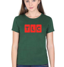 Load image into Gallery viewer, TLC T-Shirt for Women-XS(32 Inches)-Dark Green-Ektarfa.online
