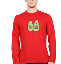 Load image into Gallery viewer, Avocado Full Sleeves T-Shirt for Men-Red-Ektarfa.online
