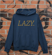 Load image into Gallery viewer, Lazy Unisex Hoodie for Men/Women-S(40 Inches)-Navy Blue-Ektarfa.online
