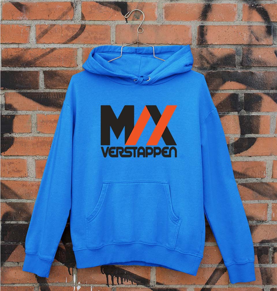 Max Verstappen Unisex Hoodie for Men/Women-S(40 Inches)-Royal Blue-Ektarfa.online