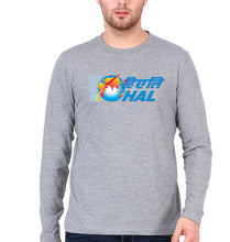 Load image into Gallery viewer, Hindustan Aeronautics Limited (HAL) Full Sleeves T-Shirt for Men-Grey Melange-Ektarfa.online
