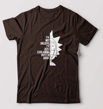 Load image into Gallery viewer, Rick and Morty T-Shirt for Men-Coffee Brown-Ektarfa.online
