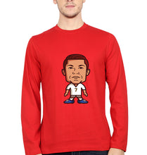 Load image into Gallery viewer, Cristiano Ronaldo CR7 Full Sleeves T-Shirt for Men-Red-Ektarfa.online
