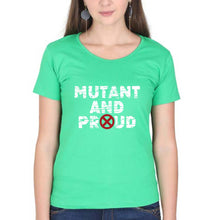 Load image into Gallery viewer, X-Men Mutant T-Shirt for Women-flag green-Ektarfa.online
