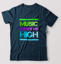 Load image into Gallery viewer, Music T-Shirt for Men-Petrol Blue-Ektarfa.online
